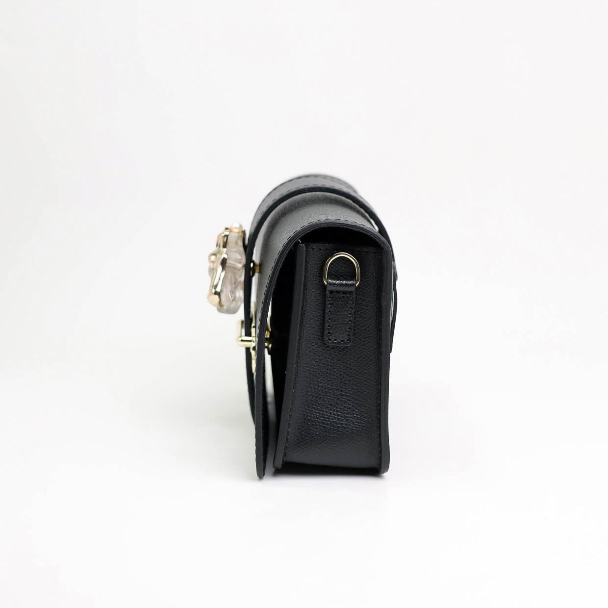 Horse Bag – Pelle Saffiano e Perle di Fiume