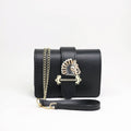 Horse Bag – Saffiano Leather and River Pearls