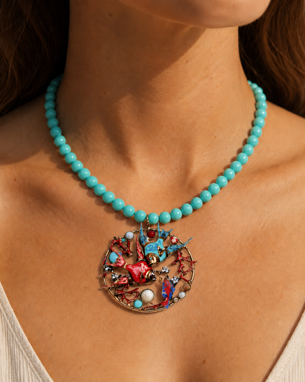 Fish turquoise