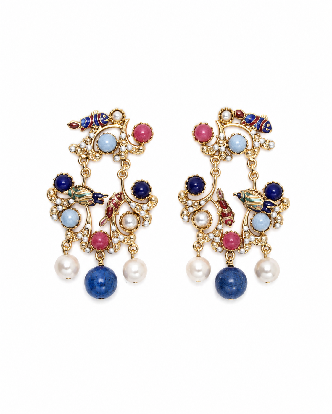 Collection Oceano – Perle di Fiume, Turchese e Smalto
