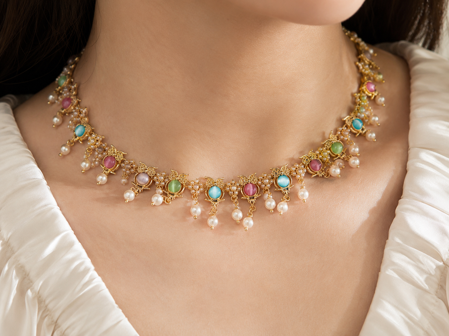 Orecchini Civetta – Pasta Vitrea Veneziana e Swarovski