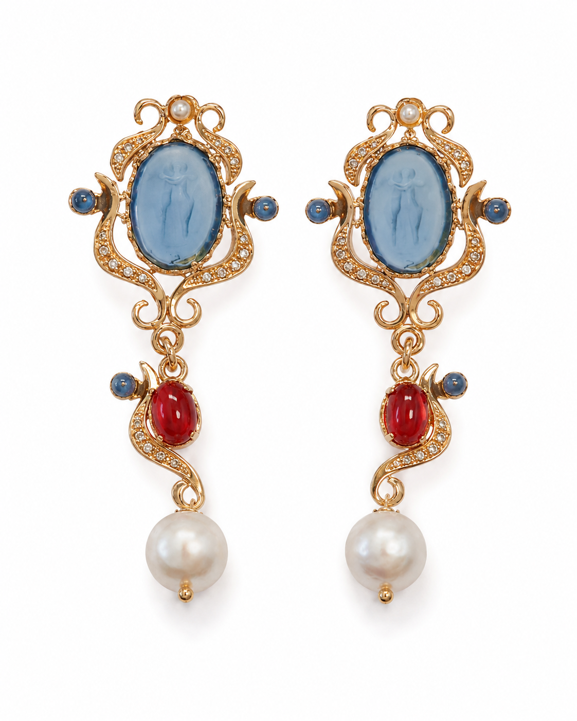 Collection Liberty – Pasta Vitrea, Granati e Perle