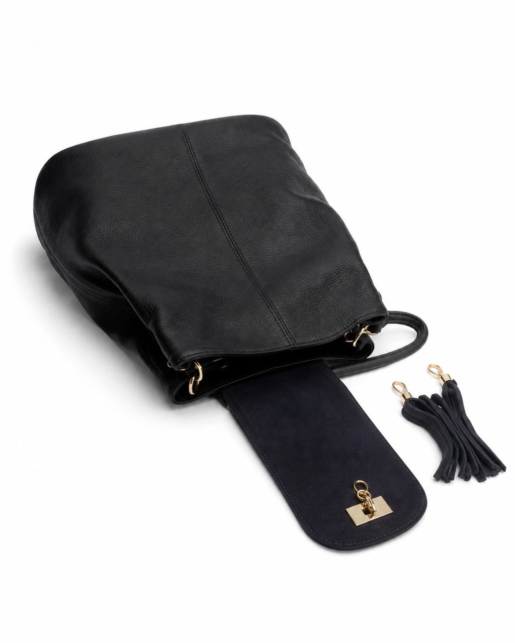 Amira Bag – Pelle Saffiano e Scamosciata 2 in 1