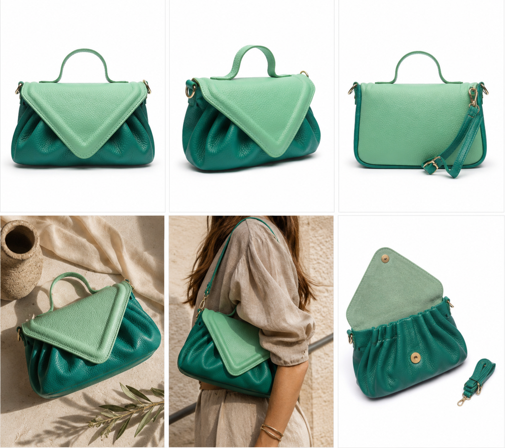 Lope Bag – Pelle Saffiano e Scamosciata