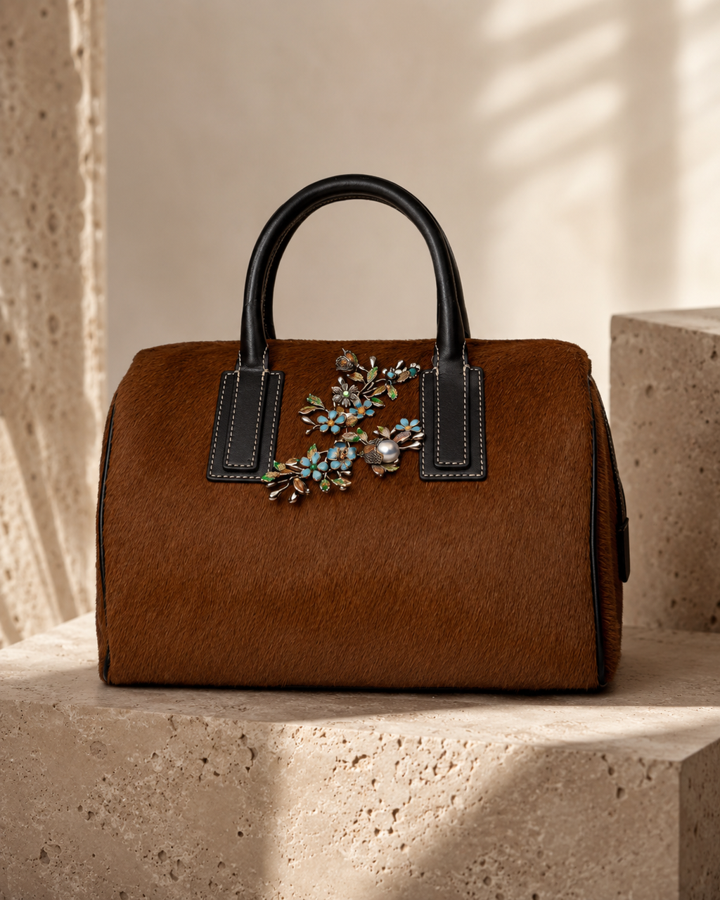Daphne Bag – Pelle Saffiano e Cavallino