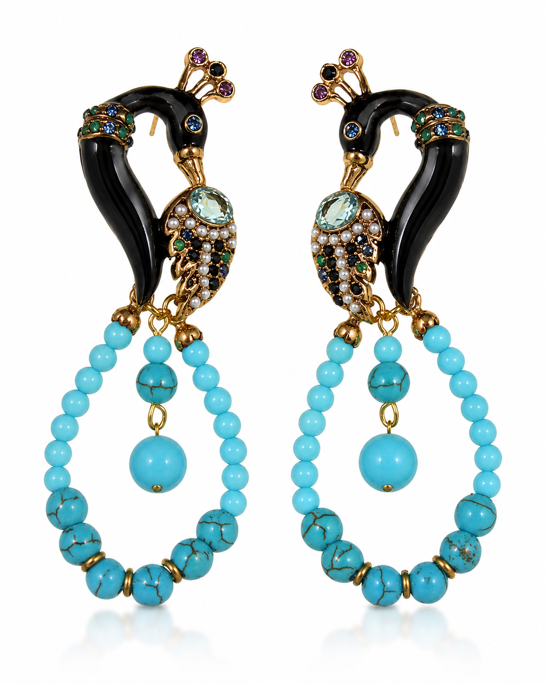 Collection Cigno – Perle, Quarzo, Turchese, Onice e Swarovski
