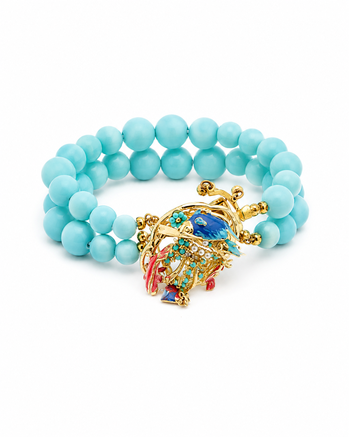 Collection Fish Turquoise – Perle di Fiume e Smalto
